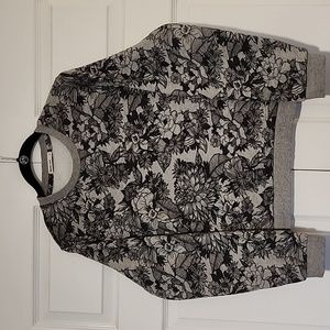 Marine Layer Floral Crewneck Fleece Sz M